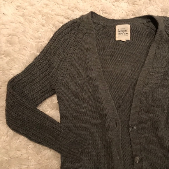 Between Me & You Sweaters - 🌪Long gray cardigan sweater🌪